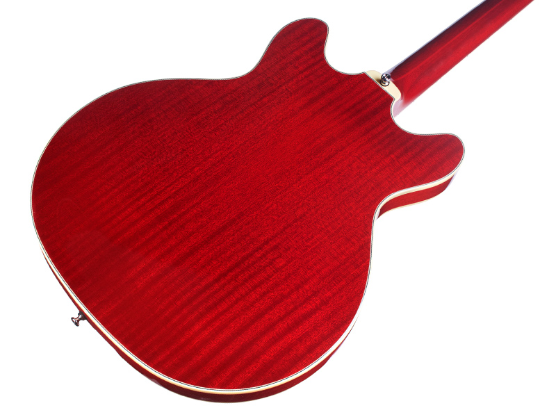 Guild Starfire Iv St-12 Newark St 12c 2h Ht Eb - Cherry Red - Semi-Hollow E-Gitarre - Variation 3