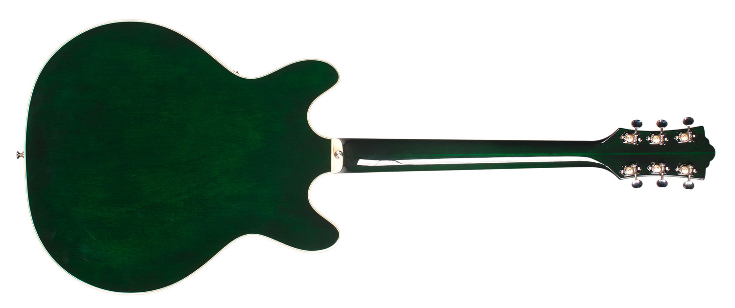 Guild Starfire Iv St Maple Newark St Hh Ht Rw - Emerald Green - Semi-Hollow E-Gitarre - Variation 1