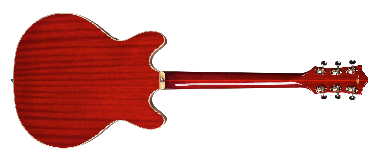 Guild Starfire V Newark St Hh Bigsby Rw - Cherry Red - Semi-Hollow E-Gitarre - Variation 1