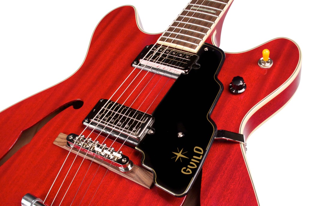 Guild Starfire V Newark St Hh Bigsby Rw - Cherry Red - Semi-Hollow E-Gitarre - Variation 2