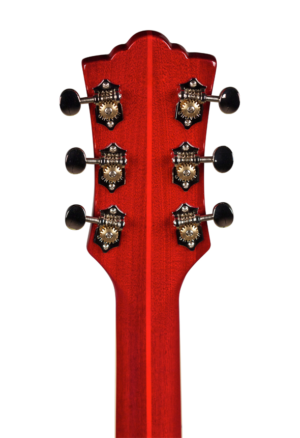 Guild Starfire V Newark St Hh Bigsby Rw - Cherry Red - Semi-Hollow E-Gitarre - Variation 4