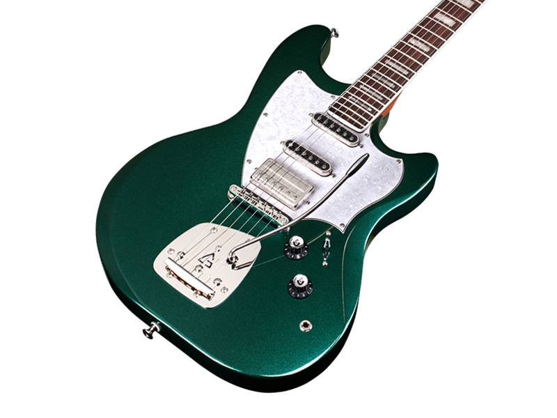 Guild Surfliner Deluxe Trem Hss Rw - Evergreen Metallic - Retro-Rock-E-Gitarre - Variation 2