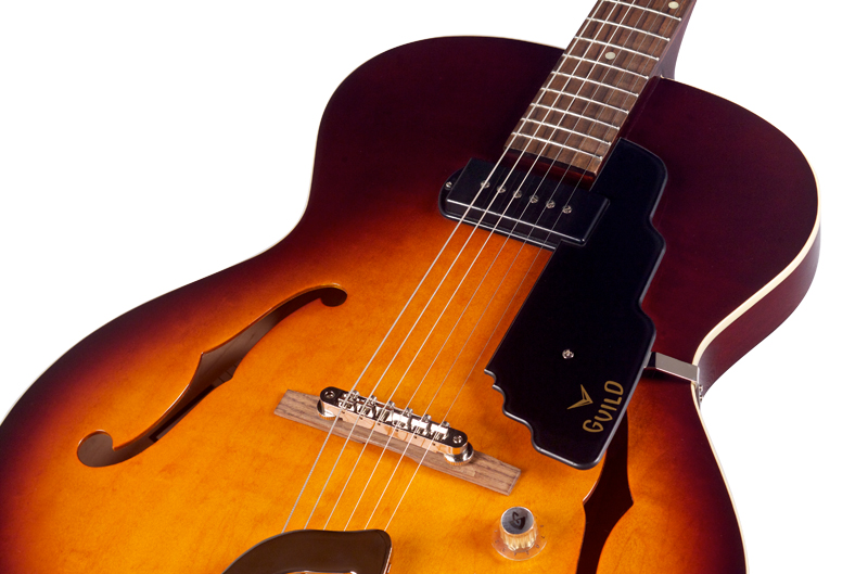 Guild T-50 Slim Newark St Collection - Vintage Sunburst - Semi-Hollow E-Gitarre - Variation 3