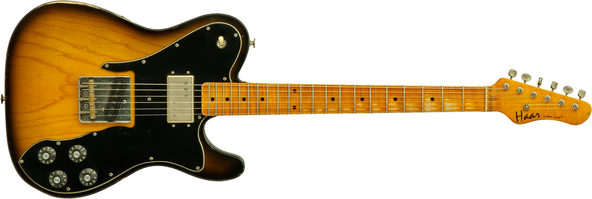 Haar Guitars Trad T Hs Brandon / Kloppmann Ht Mn #43591 - Aged 2 Tone Sunburst - E-Gitarre in Teleform - Main picture