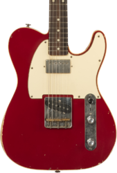 E-gitarre in teleform Haar guitars Trad T Custom #42271 - Aged burgundy