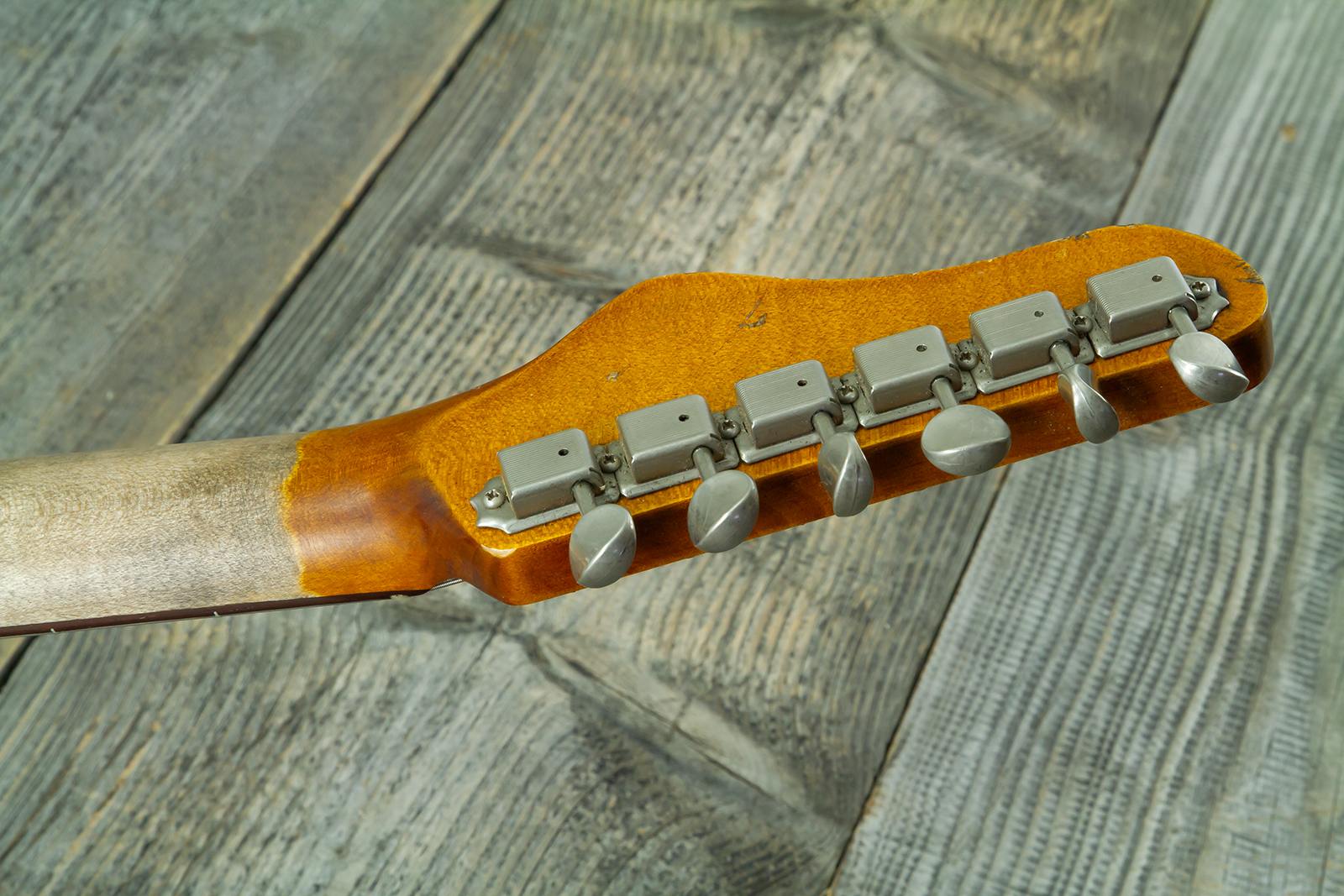 Haar Guitars Trad Jm 2s Fralin #43593 - Aged 3 Tone Sunburst - Retro-Rock-E-Gitarre - Variation 13