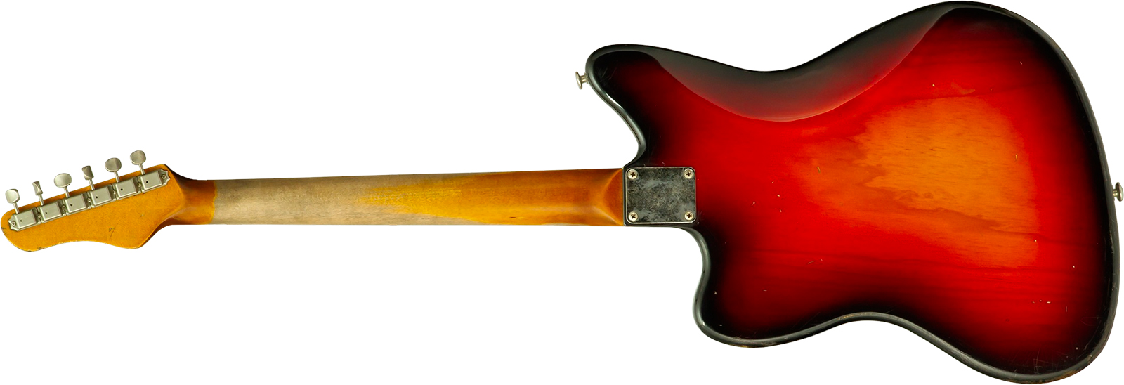 Haar Guitars Trad Jm 2s Fralin #43593 - Aged 3 Tone Sunburst - Retro-Rock-E-Gitarre - Variation 2
