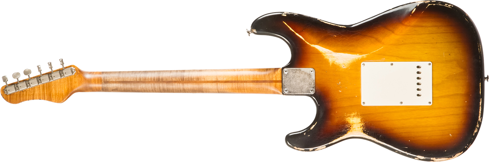 Haar Guitars Trad S 3s Kloppman Trem Mn #42273 - Aged 2-tone Tobacco - E-Gitarre in Str-Form - Variation 1