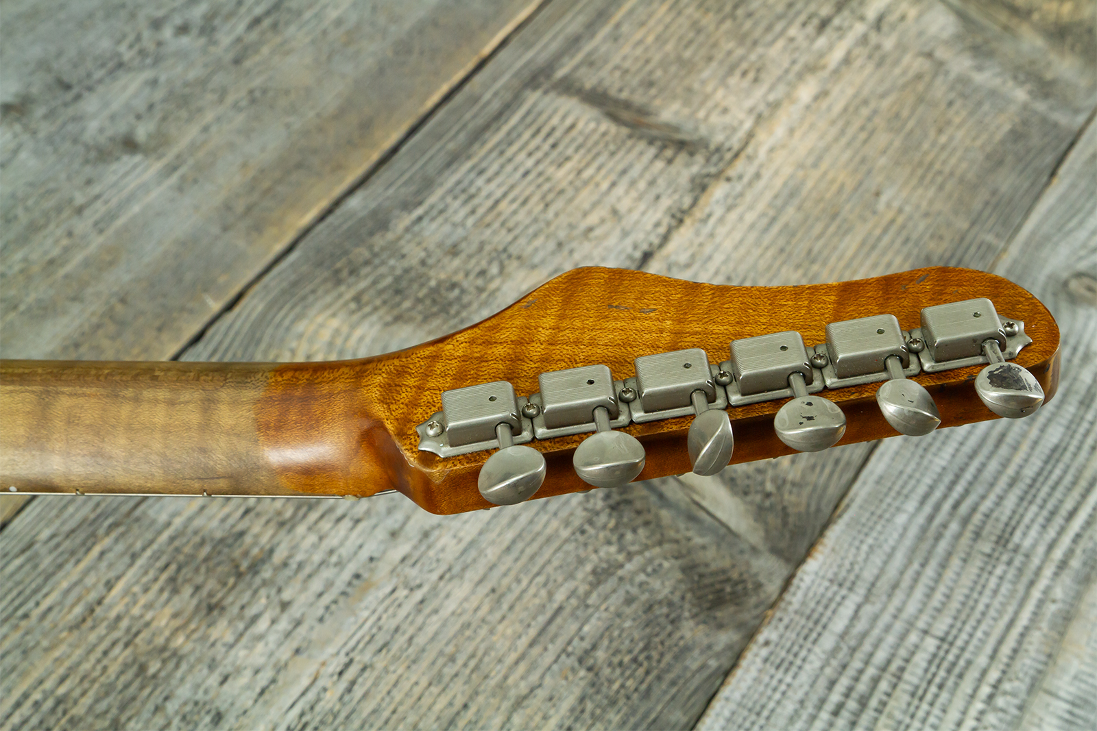 Haar Guitars Trad S 3s Kloppmann Mn #43485 - Aged 3 Tone Sunburst - E-Gitarre in Str-Form - Variation 11