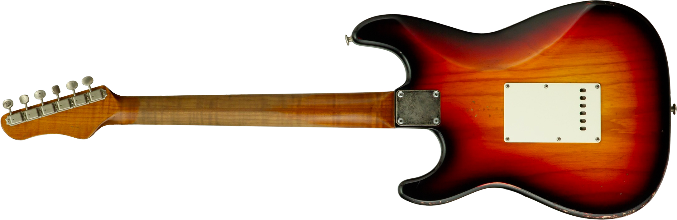 Haar Guitars Trad S 3s Kloppmann Mn #43485 - Aged 3 Tone Sunburst - E-Gitarre in Str-Form - Variation 1