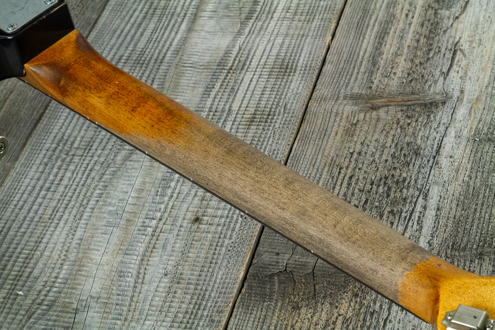 Haar Guitars Trad S 3s Klopppmann Trem Rw #43484 - Aged 2-tone Chocolate Sunburst - E-Gitarre in Str-Form - Variation 9