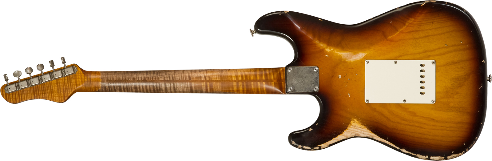 Haar Guitars Trad S 3s Lindy Fralin Trem Mn #42272 - Aged 2-tone Tobacco - E-Gitarre in Str-Form - Variation 1