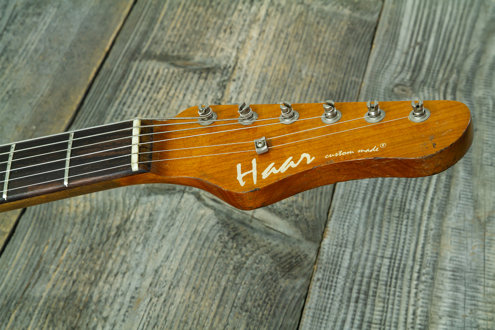Haar Guitars Trad S Hss Lindy Fralin Trem Rw #43592 - Aged Teal Green Metallic - E-Gitarre in Str-Form - Variation 12