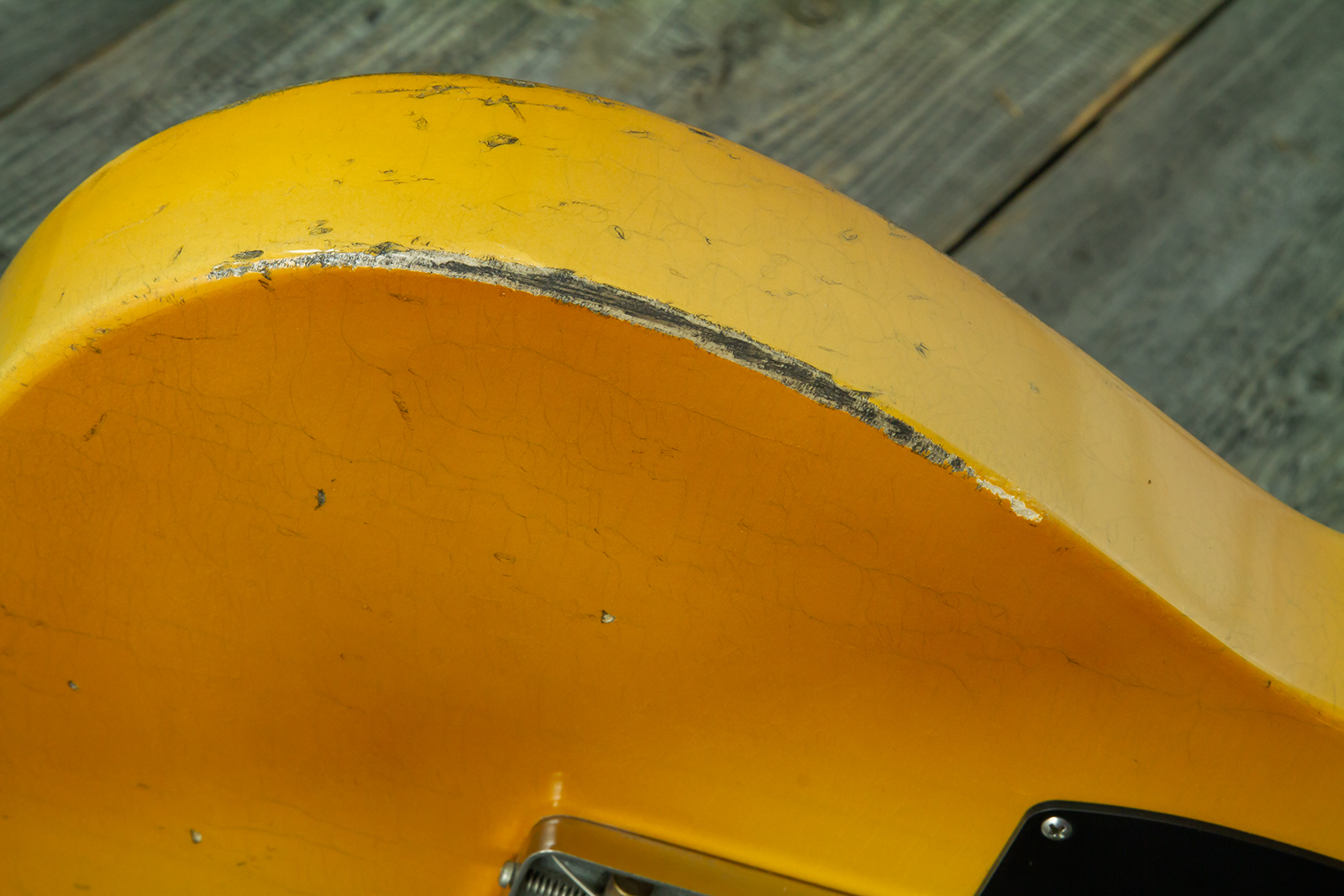 Haar Guitars Trad T 2s Amber Ht Mn #43590 - Aged Butterscotch - E-Gitarre in Teleform - Variation 5