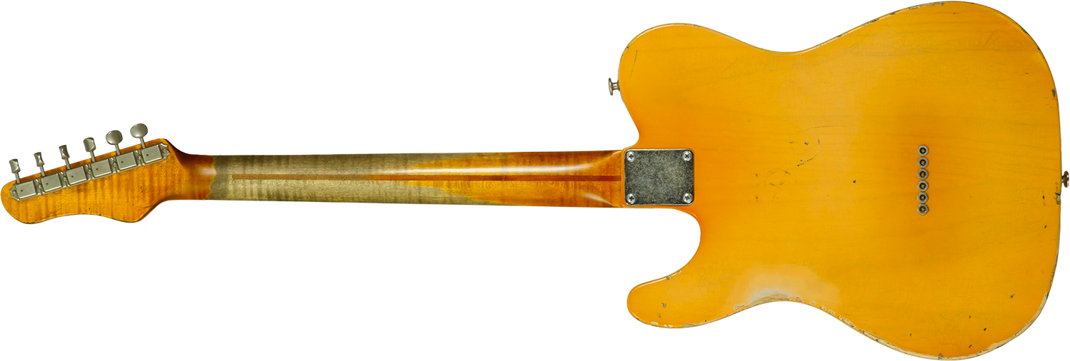 Haar Guitars Trad T 2s Lindy Fralin Mn #43672 - Aged Butterscotch - E-Gitarre in Teleform - Variation 1