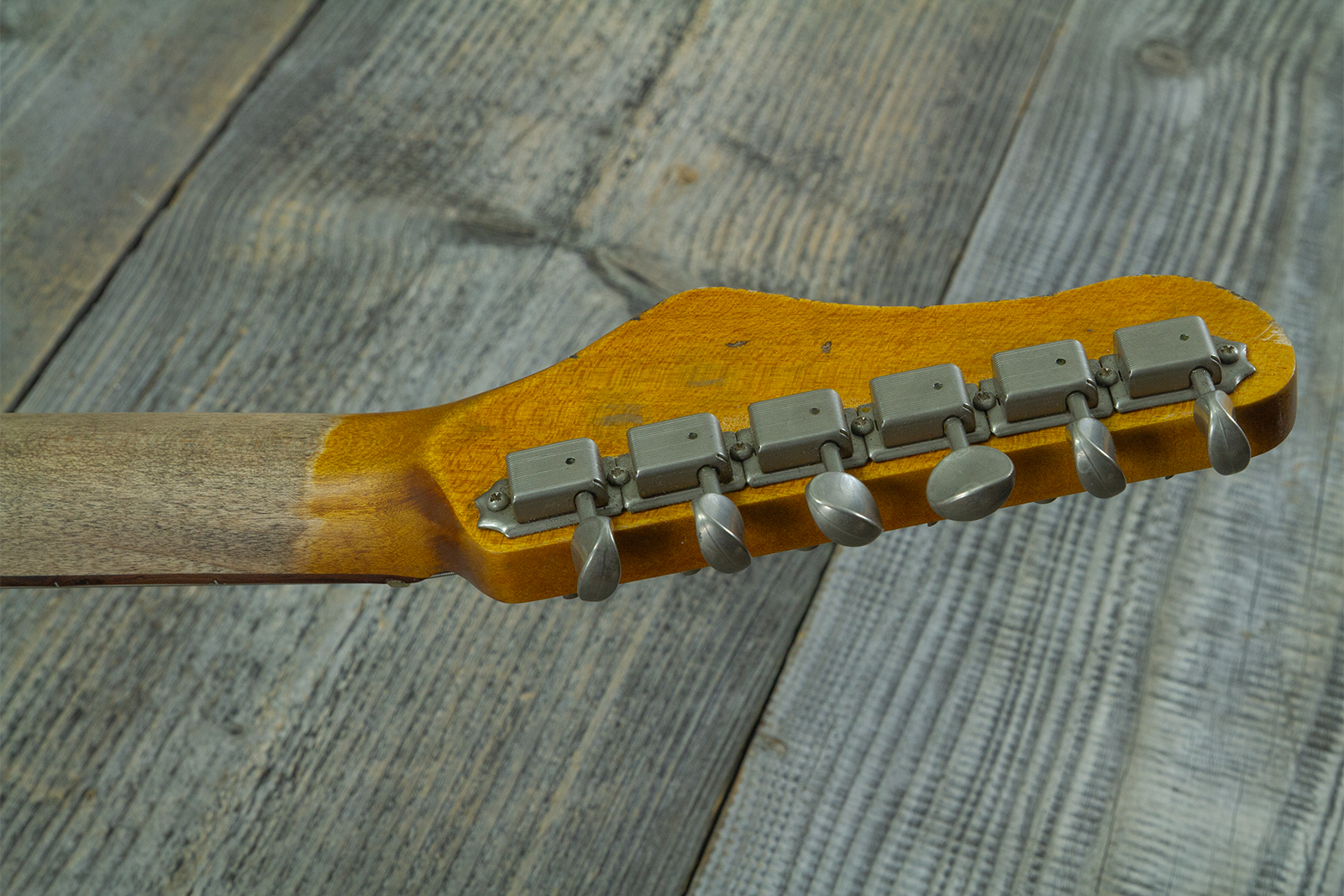 Haar Guitars Trad T Custom 2h Tv Jones Ht Rw #43519 - Aged Spring Green - E-Gitarre in Teleform - Variation 11