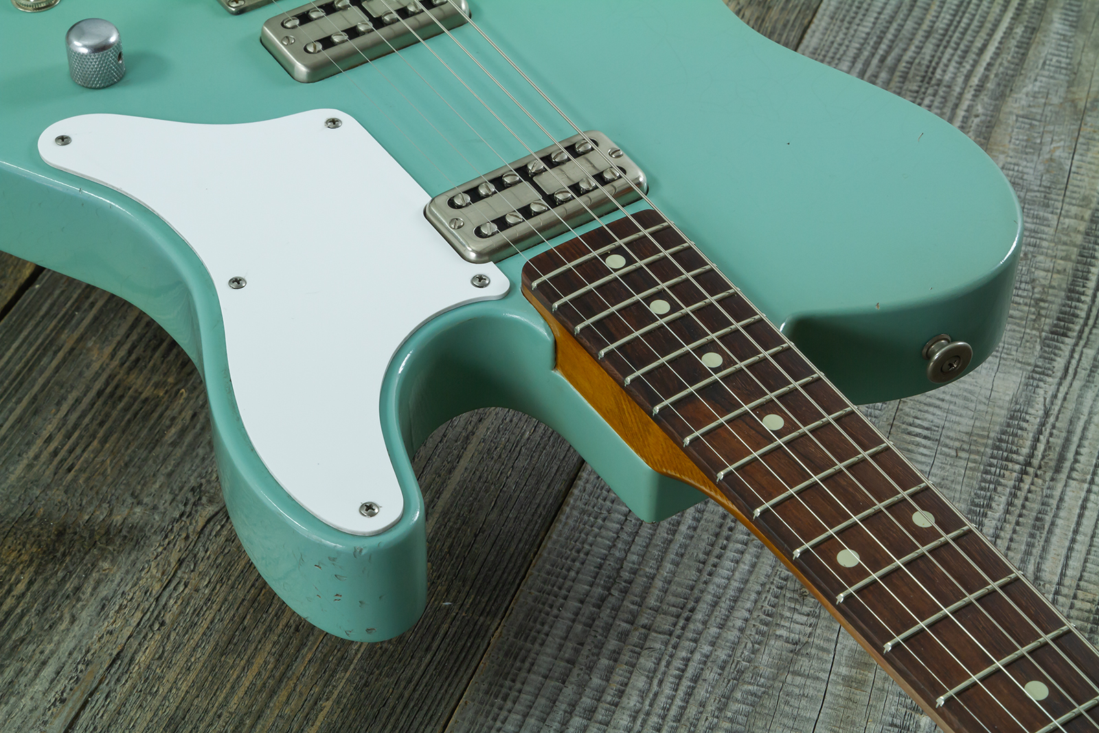 Haar Guitars Trad T Custom 2h Tv Jones Ht Rw #43519 - Aged Spring Green - E-Gitarre in Teleform - Variation 4