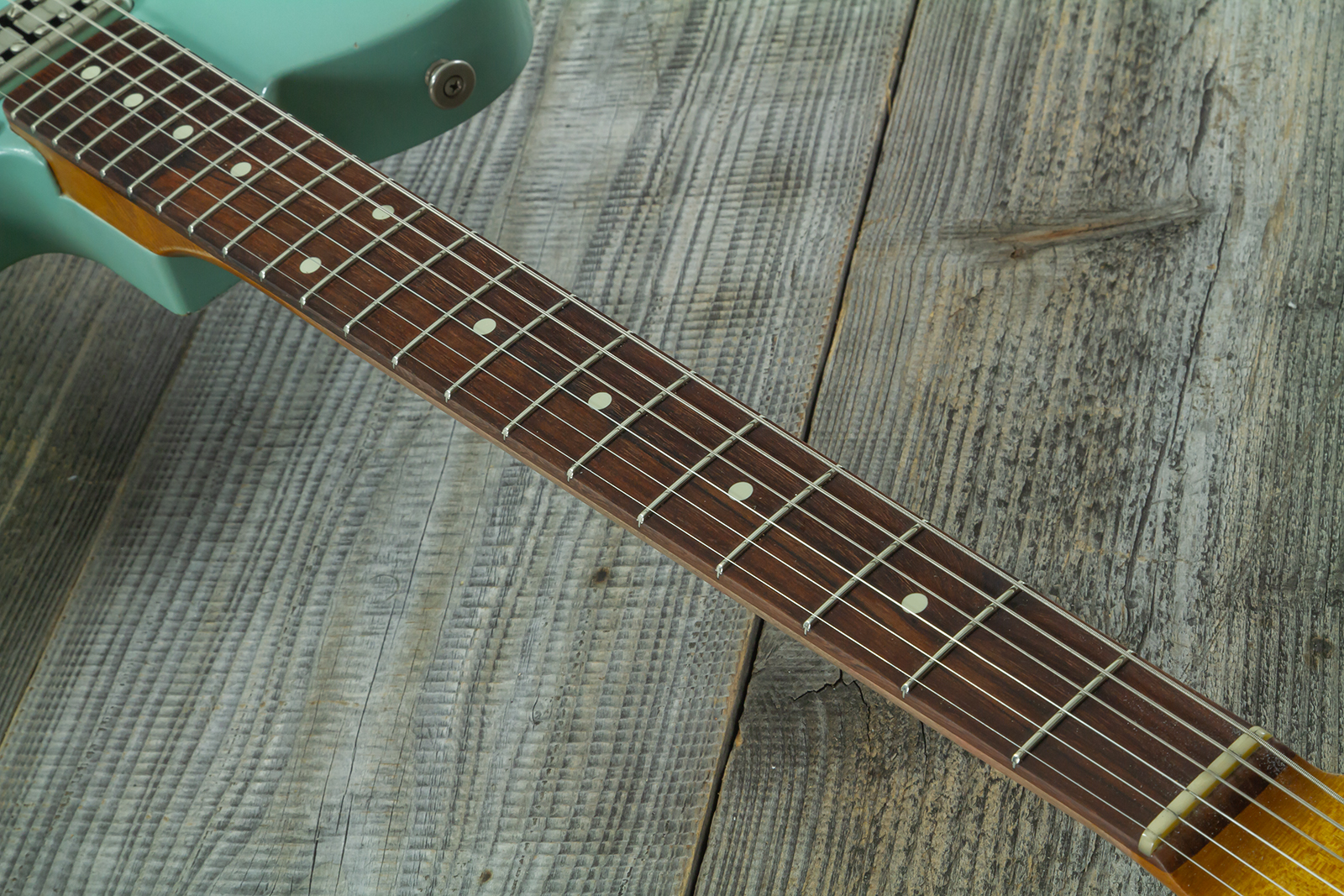 Haar Guitars Trad T Custom 2h Tv Jones Ht Rw #43519 - Aged Spring Green - E-Gitarre in Teleform - Variation 5