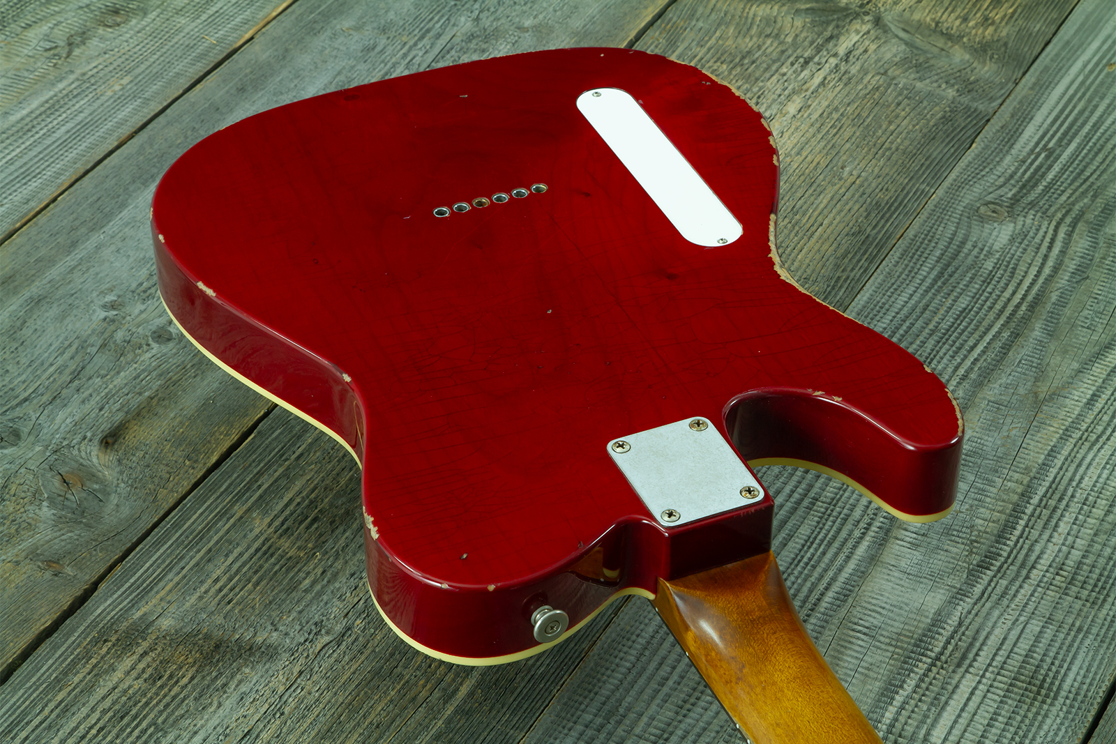 Haar Guitars Trad T Custom 2h Tv Jones Ht Rw #43524 - Aged Brown Natural - E-Gitarre in Teleform - Variation 10