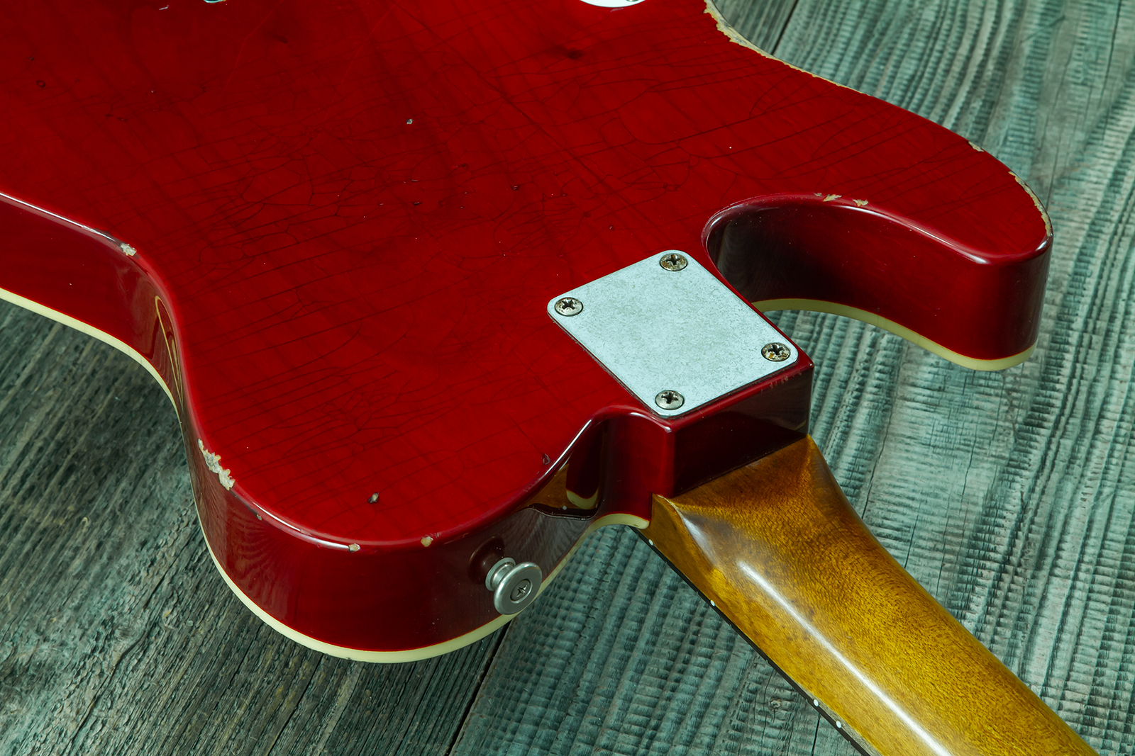 Haar Guitars Trad T Custom 2h Tv Jones Ht Rw #43524 - Aged Brown Natural - E-Gitarre in Teleform - Variation 11