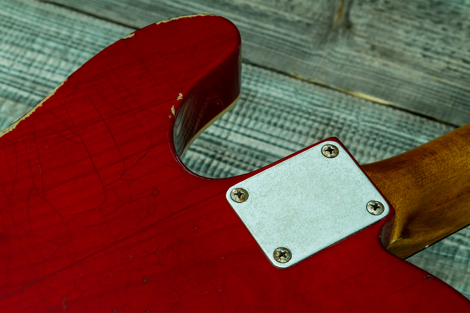 Haar Guitars Trad T Custom 2h Tv Jones Ht Rw #43524 - Aged Brown Natural - E-Gitarre in Teleform - Variation 13