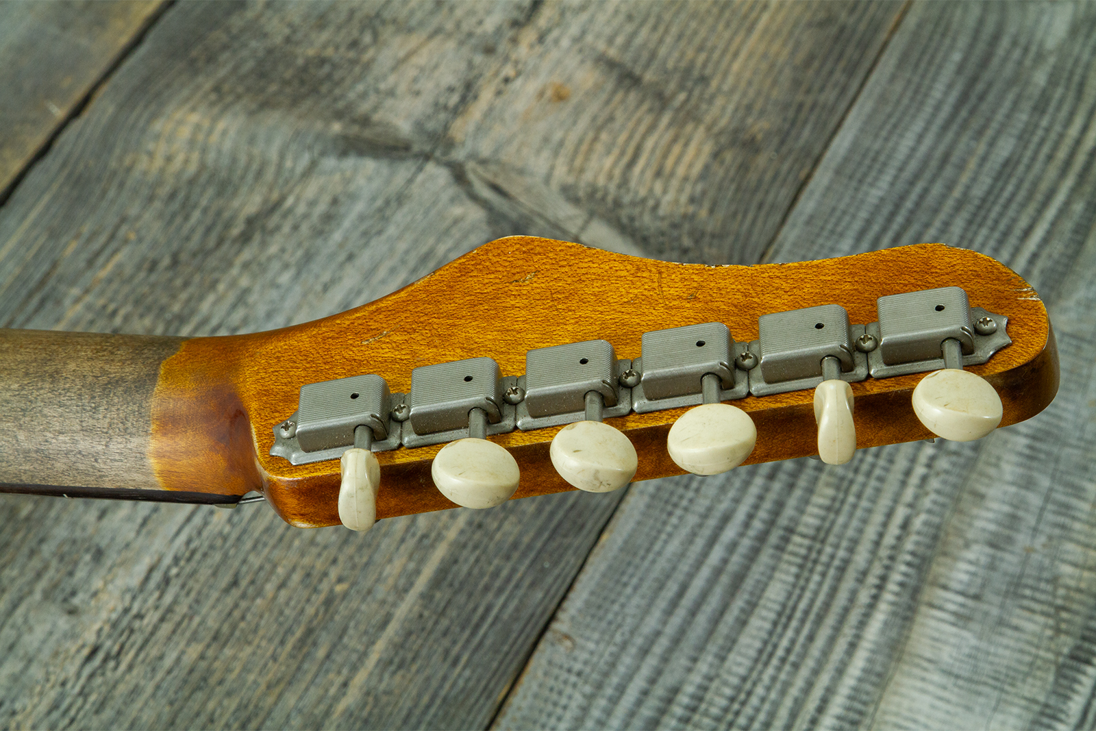 Haar Guitars Trad T Custom 2h Tv Jones Ht Rw #43524 - Aged Brown Natural - E-Gitarre in Teleform - Variation 15