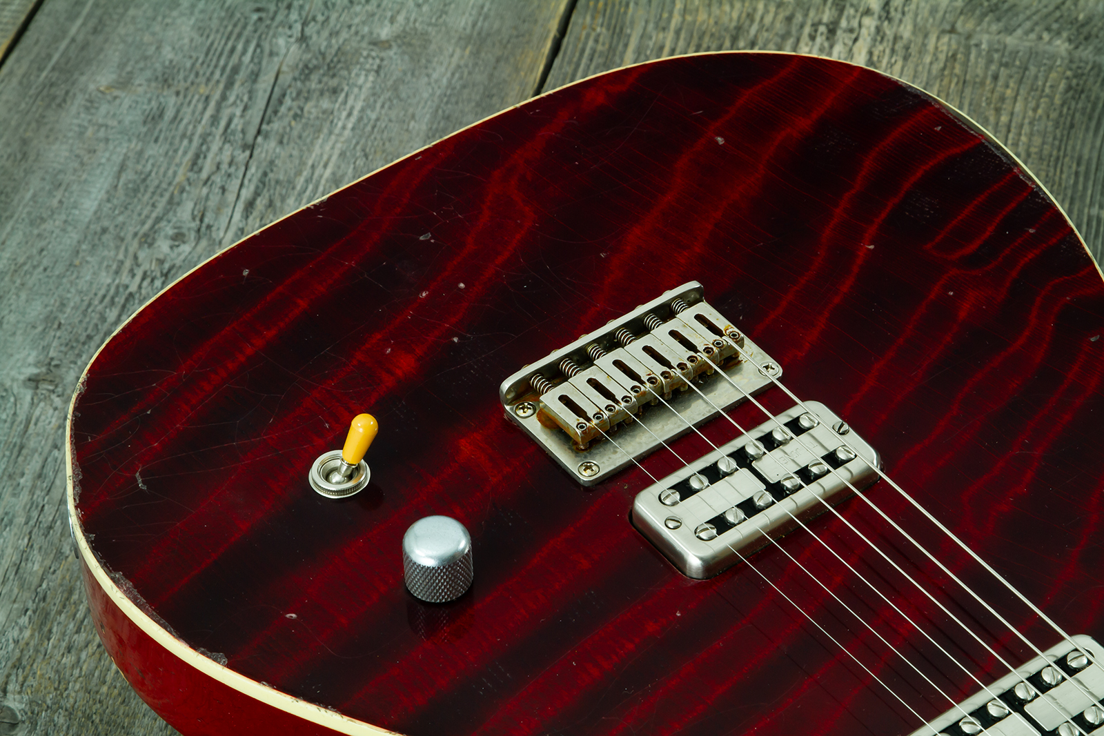 Haar Guitars Trad T Custom 2h Tv Jones Ht Rw #43524 - Aged Brown Natural - E-Gitarre in Teleform - Variation 3