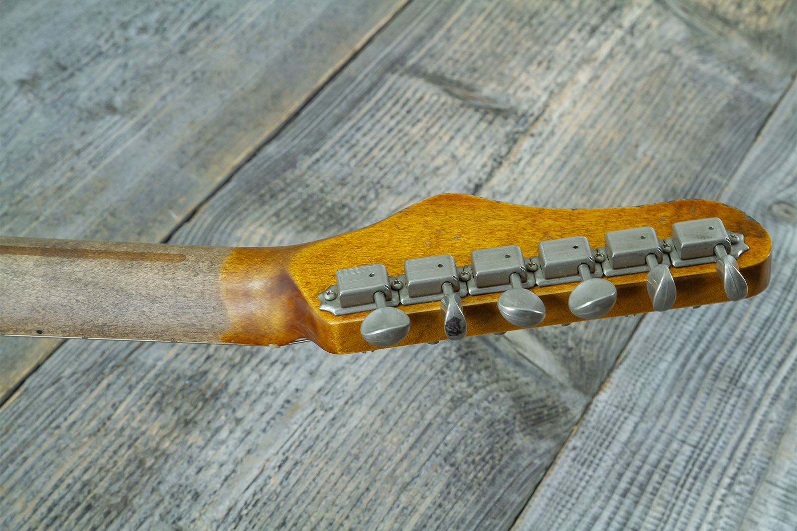 Haar Guitars Trad T Custom 2s Kloppmann. Mn  #43518 - Blue Paisley - E-Gitarre in Teleform - Variation 11