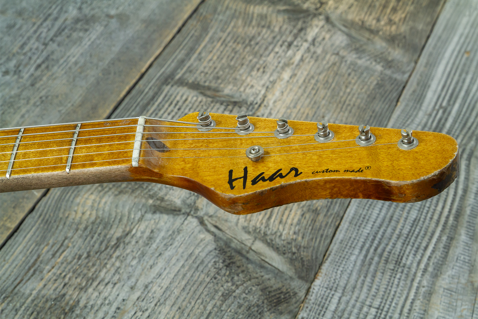 Haar Guitars Trad T Custom 2s Kloppmann. Mn  #43518 - Blue Paisley - E-Gitarre in Teleform - Variation 6