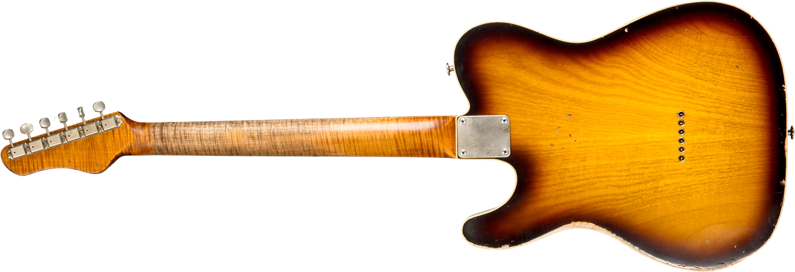 Haar Guitars Trad T Custom 2s Lindy Fralin Ht Rw #42267 - Aged 2-tone Tobacco - E-Gitarre in Teleform - Variation 1