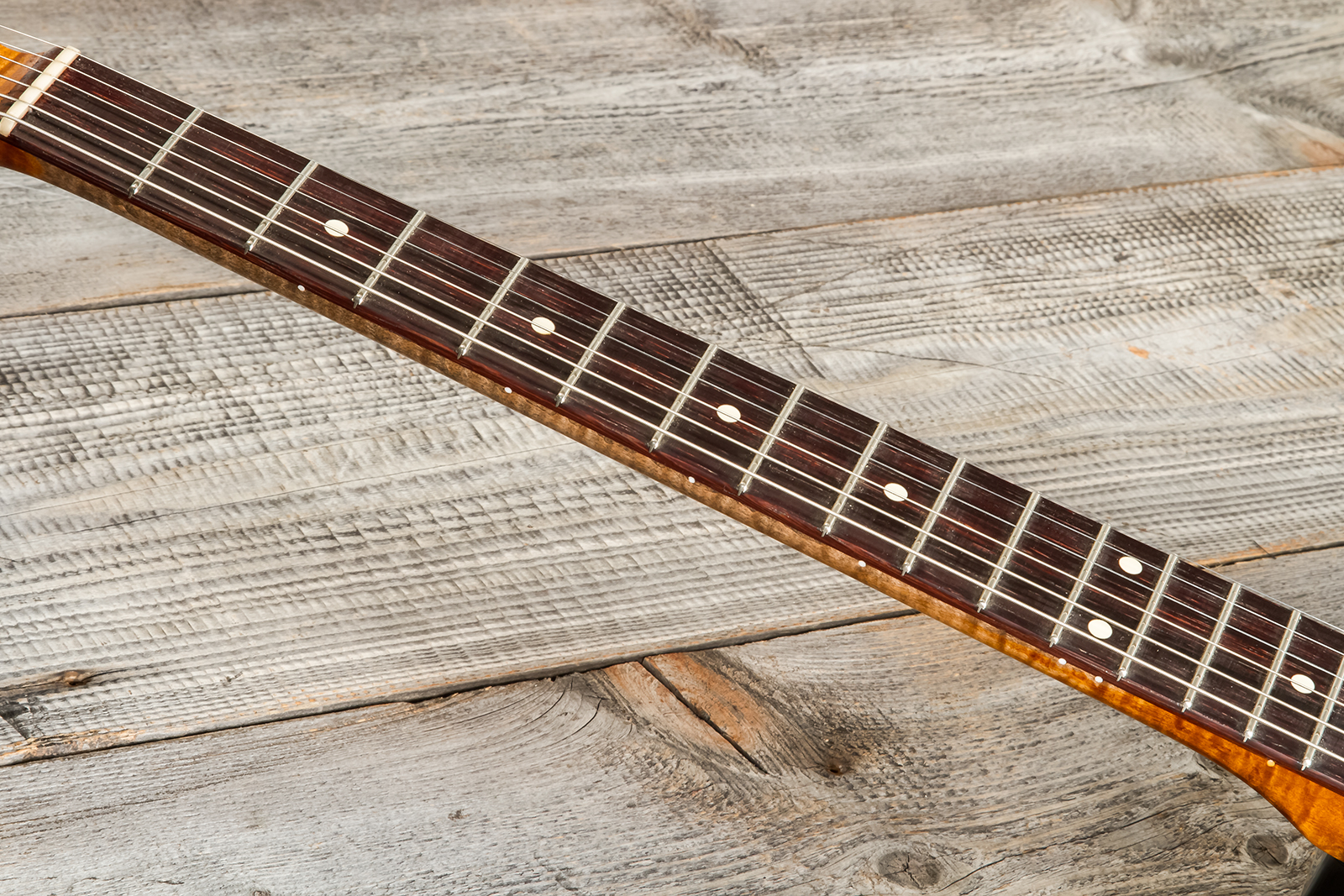 Haar Guitars Trad T Custom 2s Lindy Fralin Ht Rw #42267 - Aged 2-tone Tobacco - E-Gitarre in Teleform - Variation 5