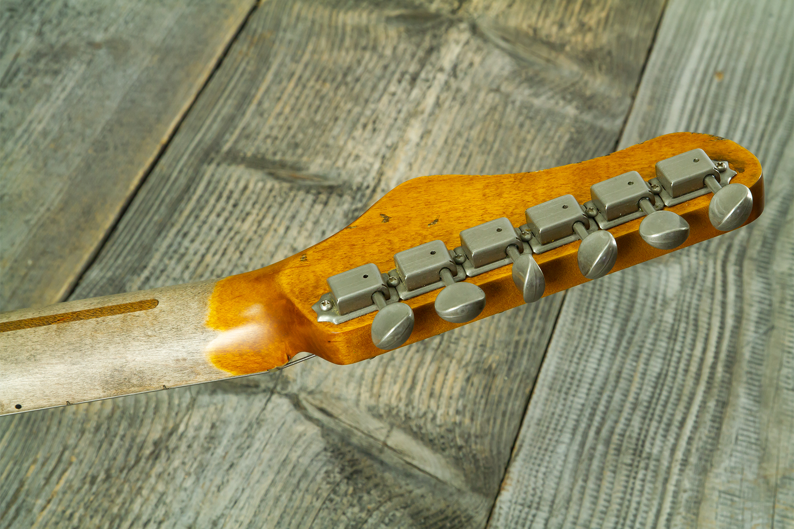 Haar Guitars Trad T Hs Brandon / Kloppmann Ht Mn #43591 - Aged 2 Tone Sunburst - E-Gitarre in Teleform - Variation 13