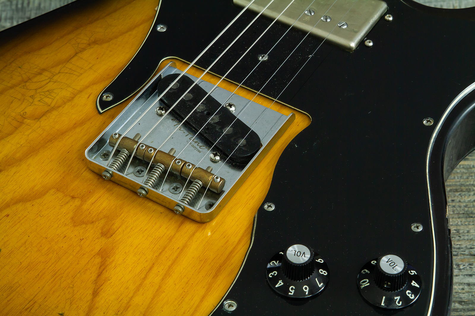 Haar Guitars Trad T Hs Brandon / Kloppmann Ht Mn #43591 - Aged 2 Tone Sunburst - E-Gitarre in Teleform - Variation 3