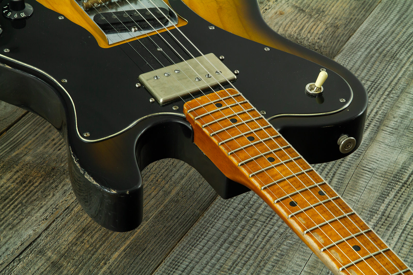 Haar Guitars Trad T Hs Brandon / Kloppmann Ht Mn #43591 - Aged 2 Tone Sunburst - E-Gitarre in Teleform - Variation 5