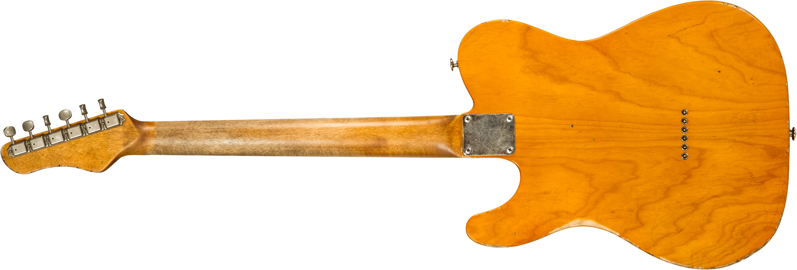 Haar Guitars Trad T Thinline 2s Lindy Fralin Ht Rw #42269 - Aged Orange Antique - E-Gitarre in Teleform - Variation 1