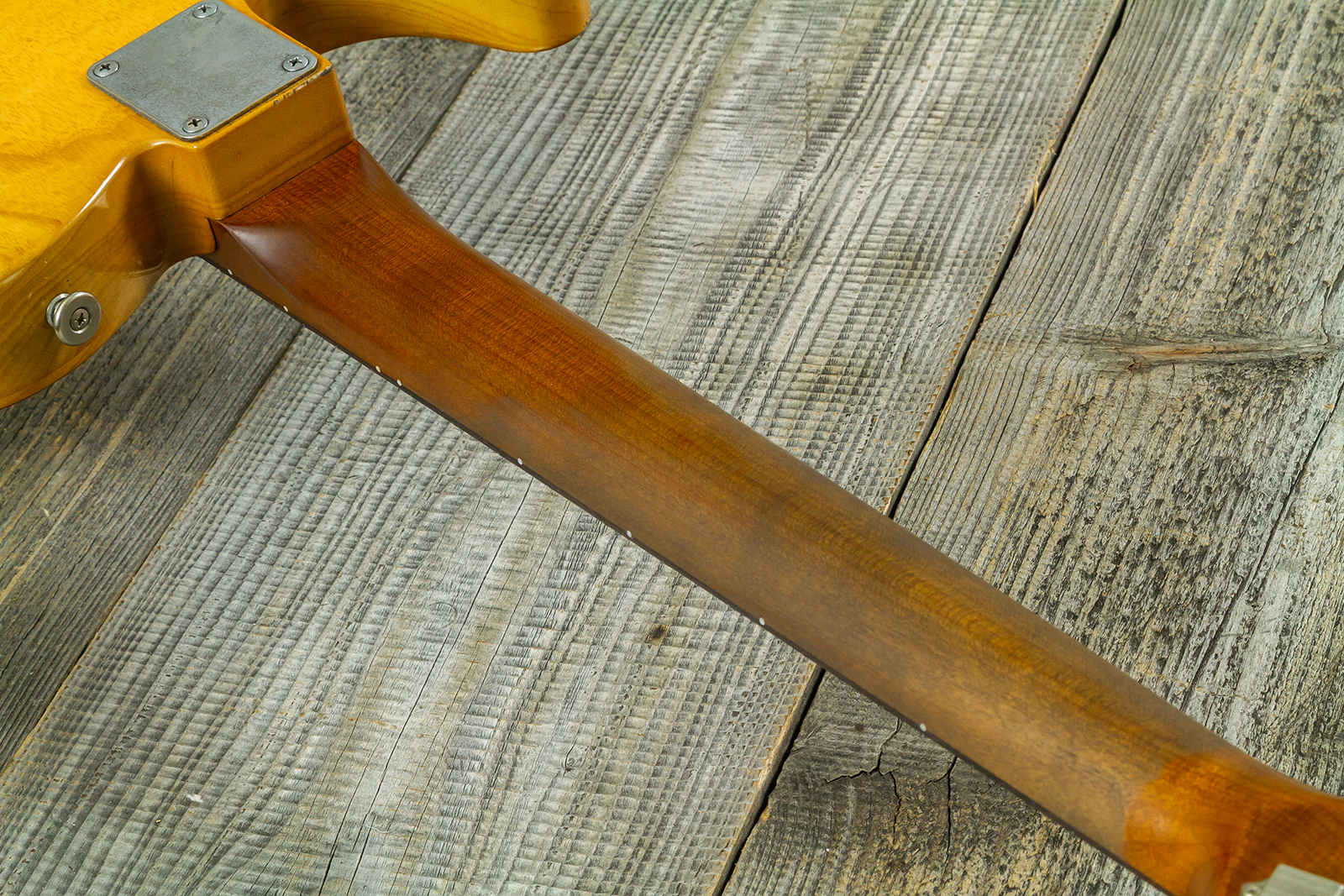 Haar Guitars Trad T Thinline 2s Lindy Fralin Rw #43483 - Aged Antique Natural - E-Gitarre in Teleform - Variation 9