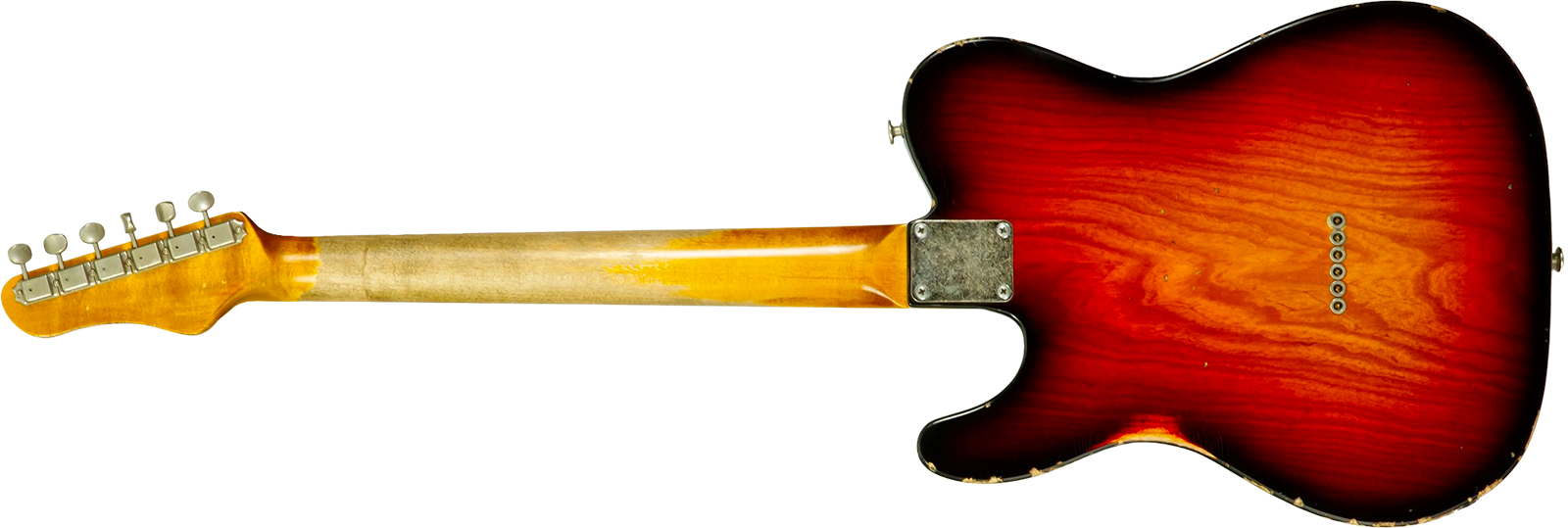 Haar Guitars Trad T Thinline 2s P90 Lindy Fralin Rw #43668 - Aged 3 Tone Sunburst - E-Gitarre in Teleform - Variation 1