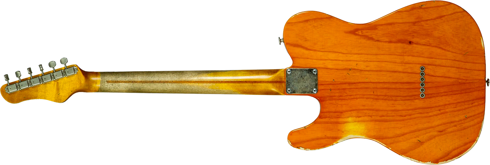 Haar Guitars Trad T Thinline Sh Tv Jones / Lindy Fralin Mn #43674 - Aged Orange See Through - E-Gitarre in Teleform - Variation 1
