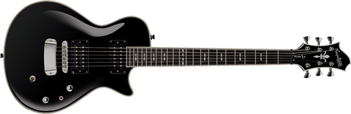 Hagstrom Ultra Swede - Black - Single-Cut-E-Gitarre - Main picture