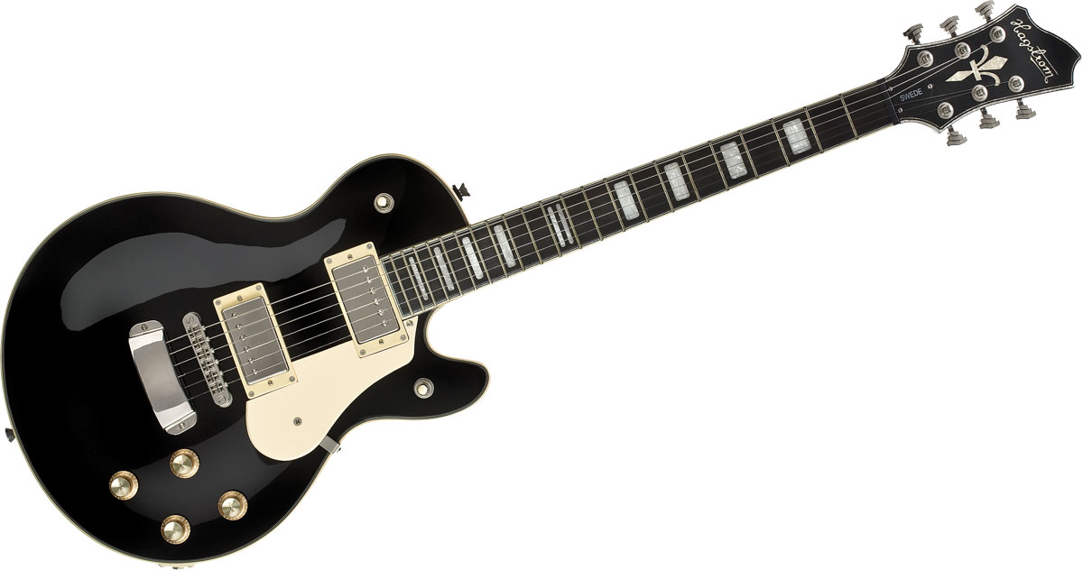 Hagstrom Swede - Black Gloss - Single-Cut-E-Gitarre - Variation 1