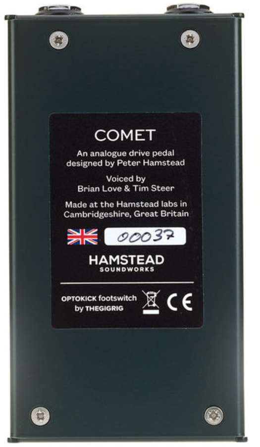 Hamstead Soundworks Comet Interstellar Driver - Overdrive/Distortion/Fuzz Effektpedal - Variation 4