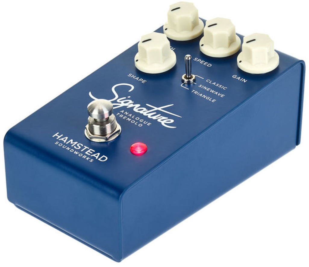 Hamstead Soundworks Signature Analogue Tremolo - Modulation/Chorus/Flanger/Phaser & Tremolo Effektpedal - Variation 1