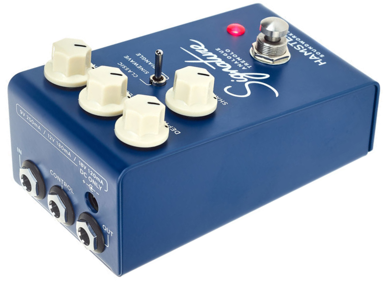 Hamstead Soundworks Signature Analogue Tremolo - Modulation/Chorus/Flanger/Phaser & Tremolo Effektpedal - Variation 2