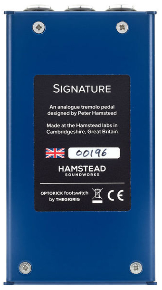 Hamstead Soundworks Signature Analogue Tremolo - Modulation/Chorus/Flanger/Phaser & Tremolo Effektpedal - Variation 4