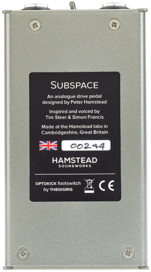 Hamstead Soundworks Subspace Intergalactic Driver - Overdrive/Distortion/Fuzz Effektpedal - Variation 4