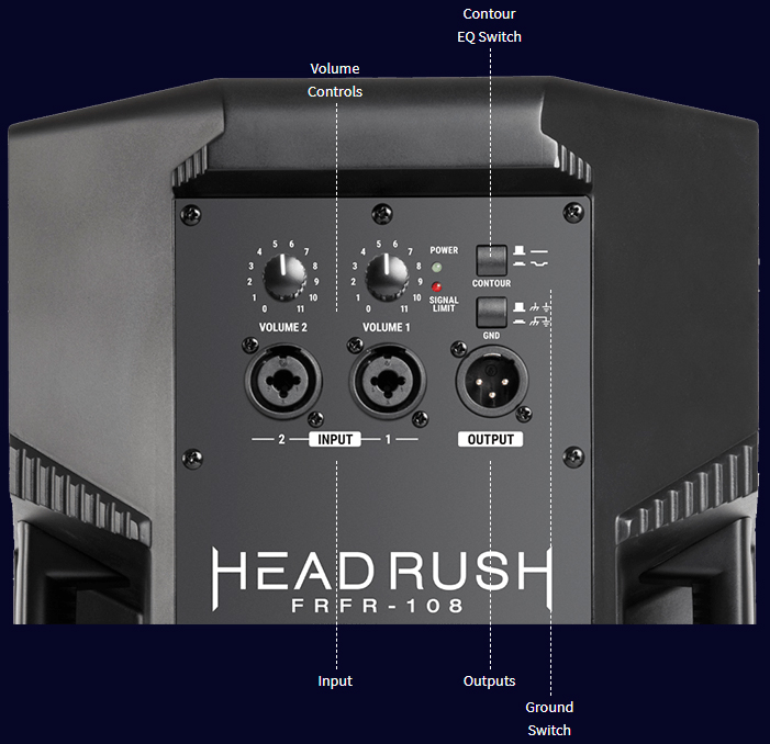 Headrush Frfr-108 2000w 1x8 Powered Guitar Cabinet - Boxen für E-Gitarre Verstärker - Variation 4