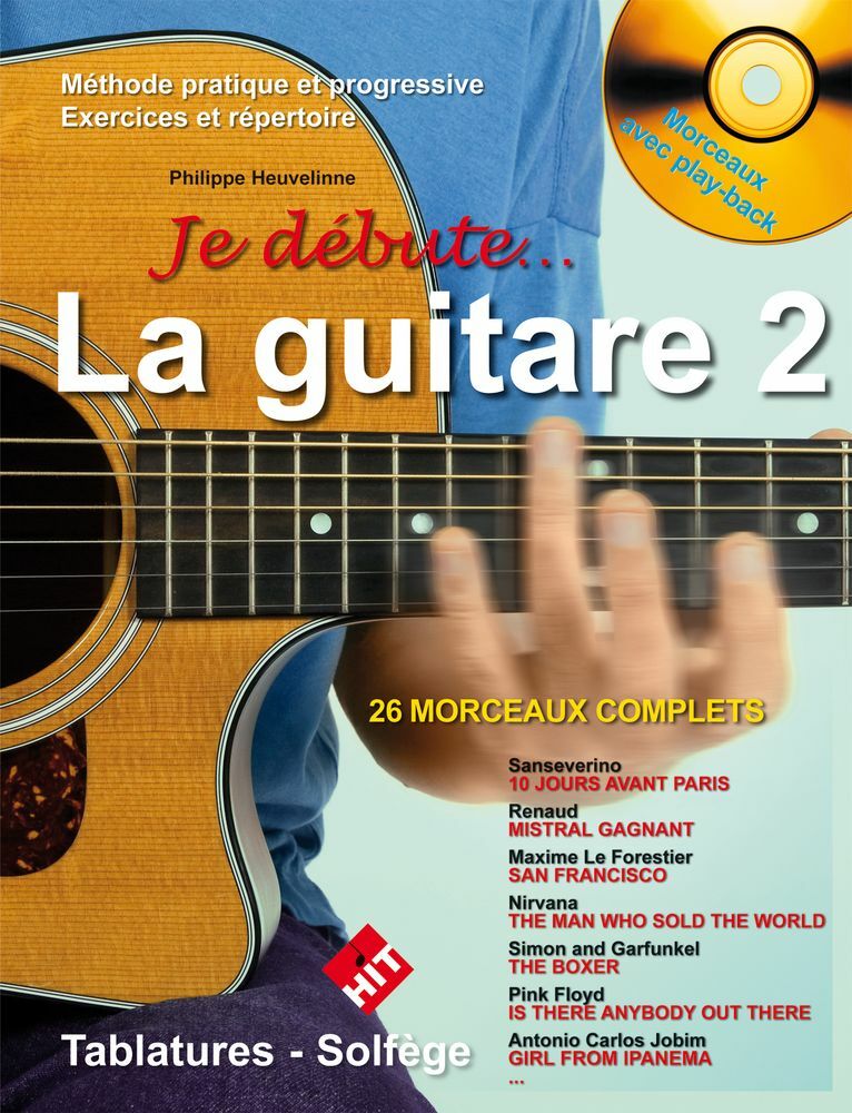 Hit Diffusion Je Debute La Guitare Avec Cd Vol 2 - Buch & Partitur für Akustikgitarre - Main picture