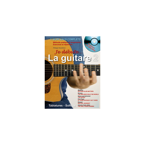 Hit Diffusion Je Debute La Guitare Avec Cd Vol 2 - Buch & Partitur für Akustikgitarre - Variation 1
