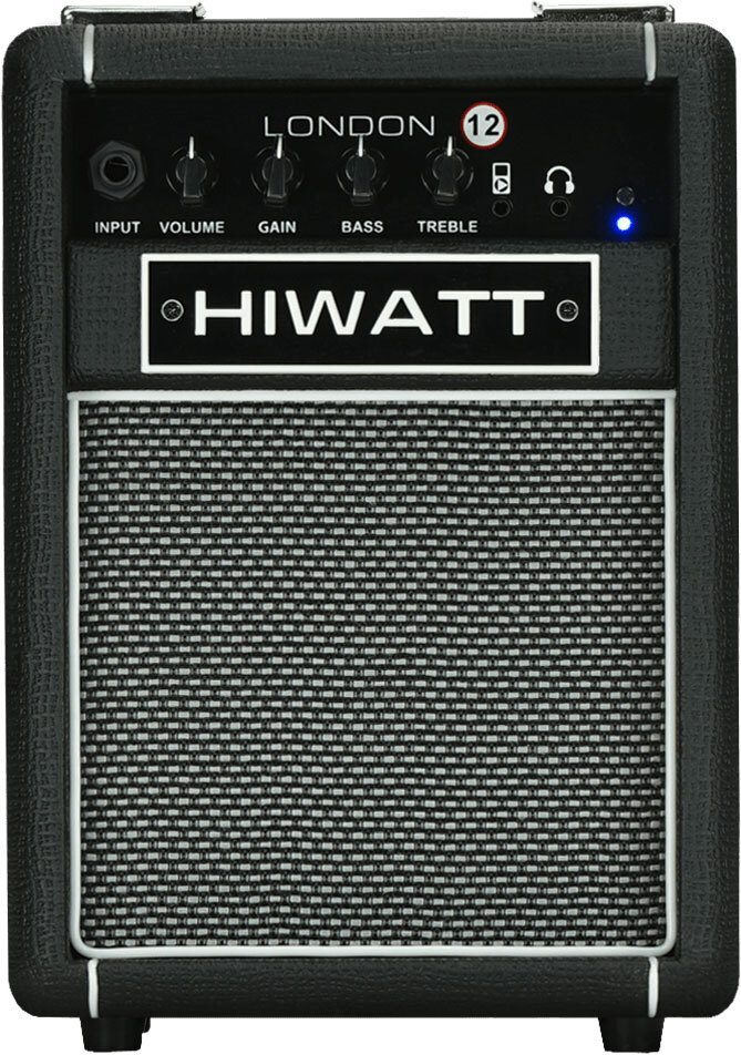 Hiwatt London 12 Combo 12w 1x6.5 Bluetooth Black - Combo für E-Gitarre - Main picture