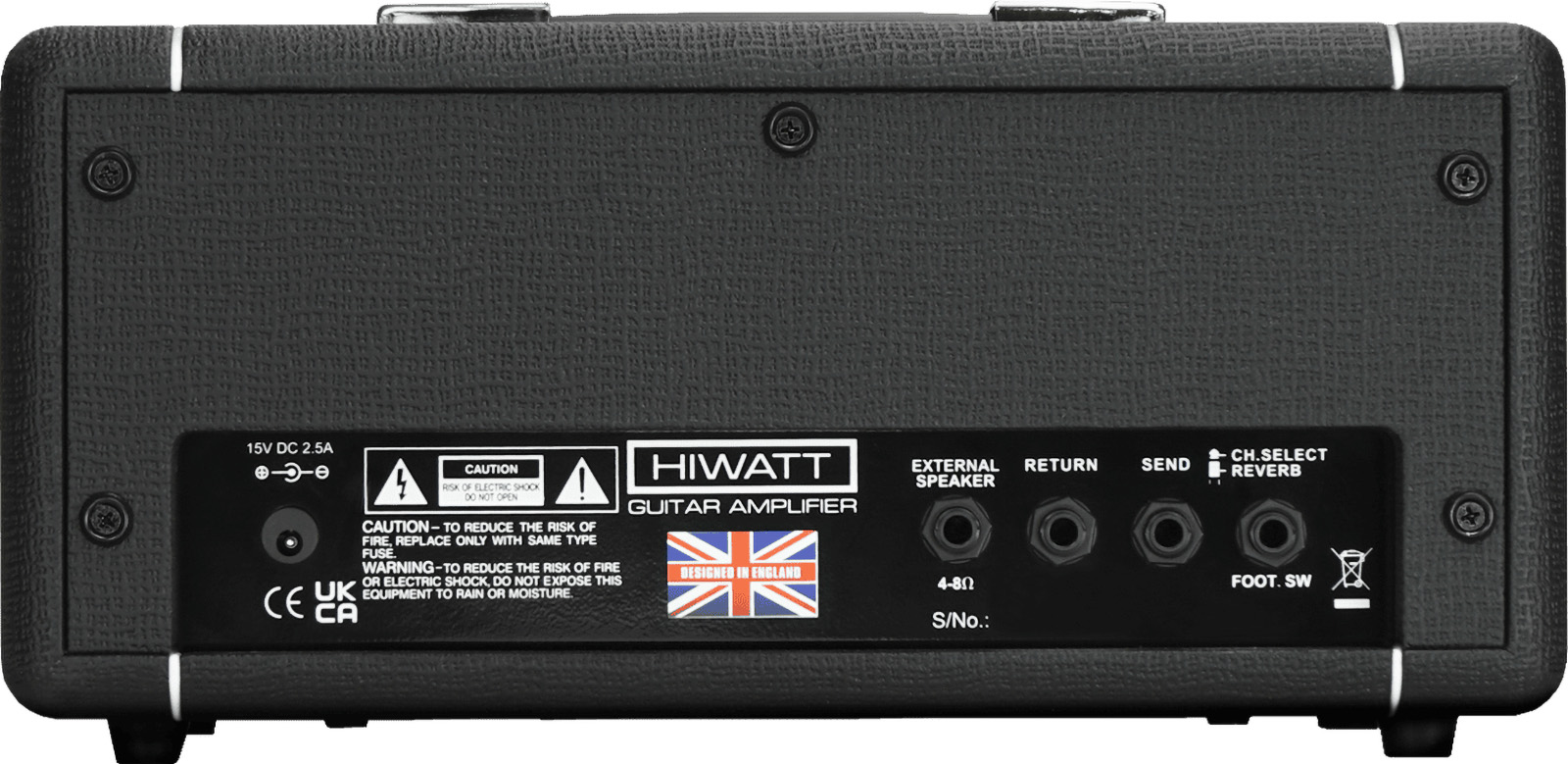 Hiwatt Leeds 25rh Head 25w - E-Gitarre Topteil - Variation 2